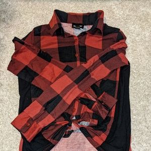 Flannel long sleeve shirt
